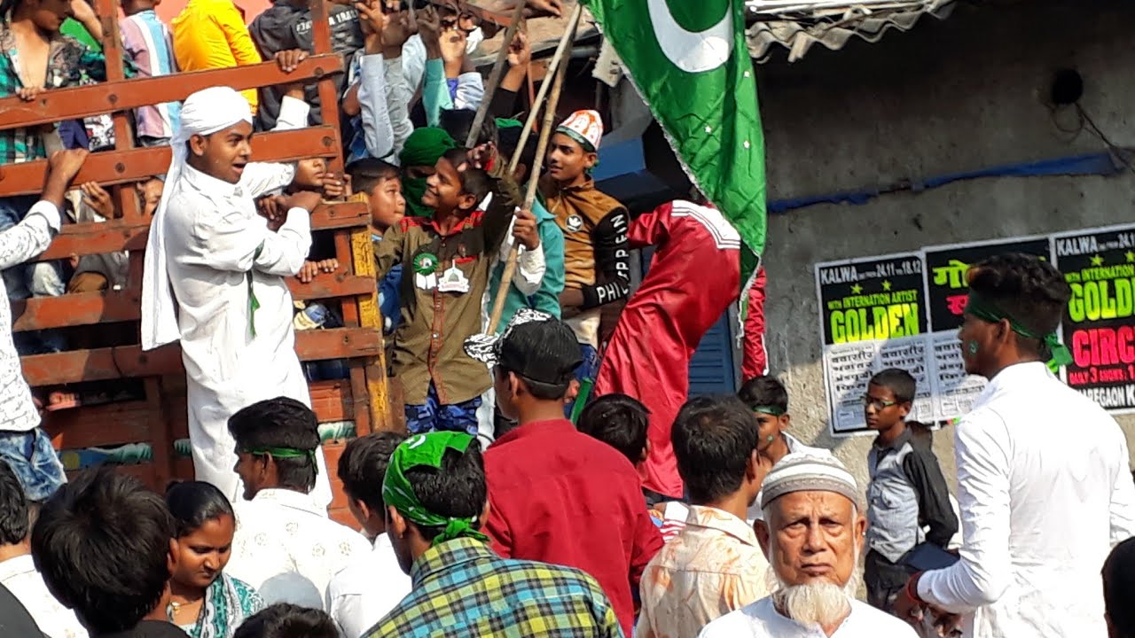 Bhaskar nagar kalwa rabiul awal decoration and jalsa