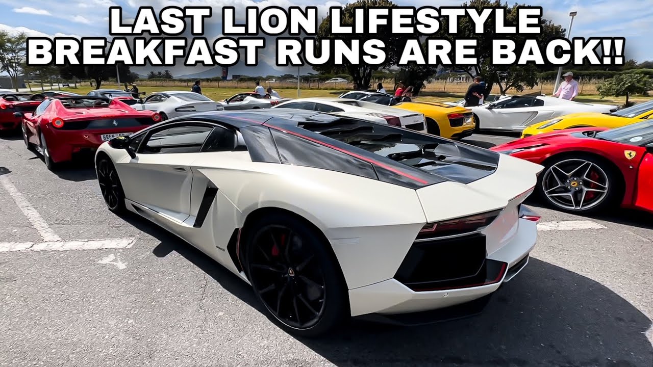 40+ Supercars Take Over The Streets of Cape Town | Last Lion Lifestyle Breakfast Run November 2024
