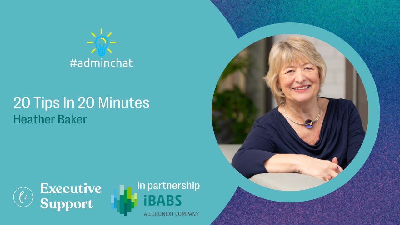 20 Tips in 20 Minutes - Heather Baker #adminchat