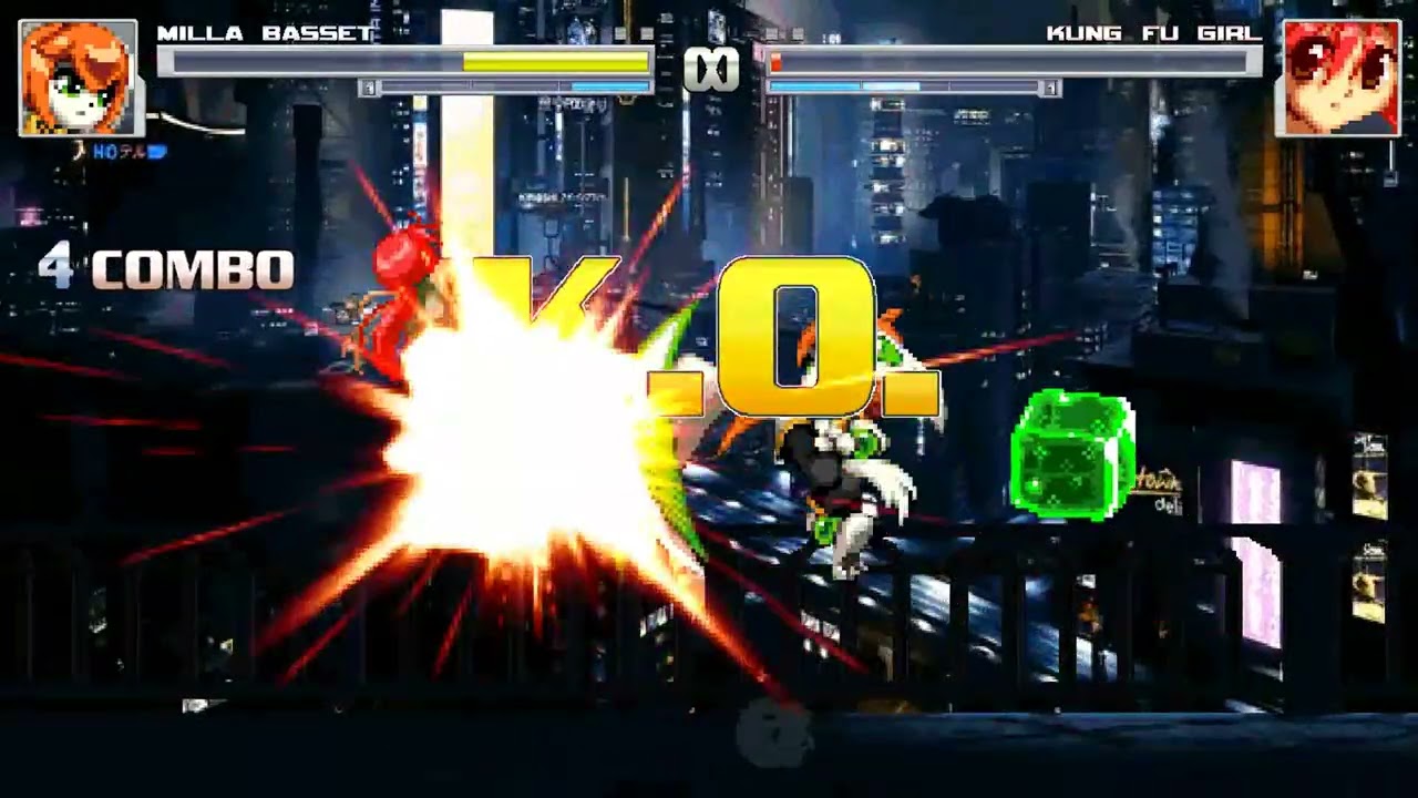 MUGEN - Milla Basset(FP2) vs Kung Fu Girl