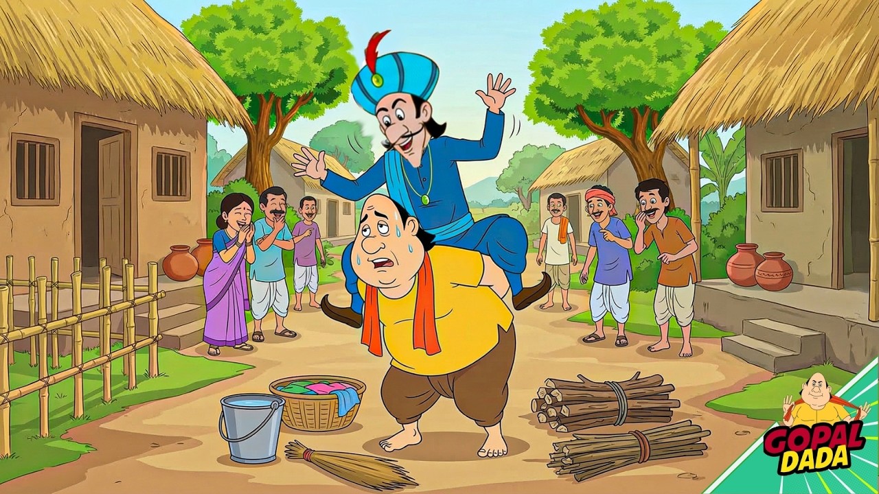 গোপাল দাদা বনাম মহা মন্ত্রী! 😆| Maha Mantri Acts Mad and Slaps Gopal🤯| Gopal Dada 2026 Viral Story