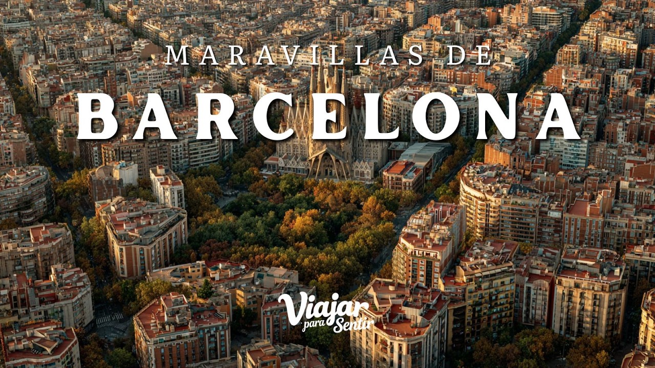 Maravillas de Barcelona | Los lugares más hermosos de Barcelona, España | Video de viaje en 4K