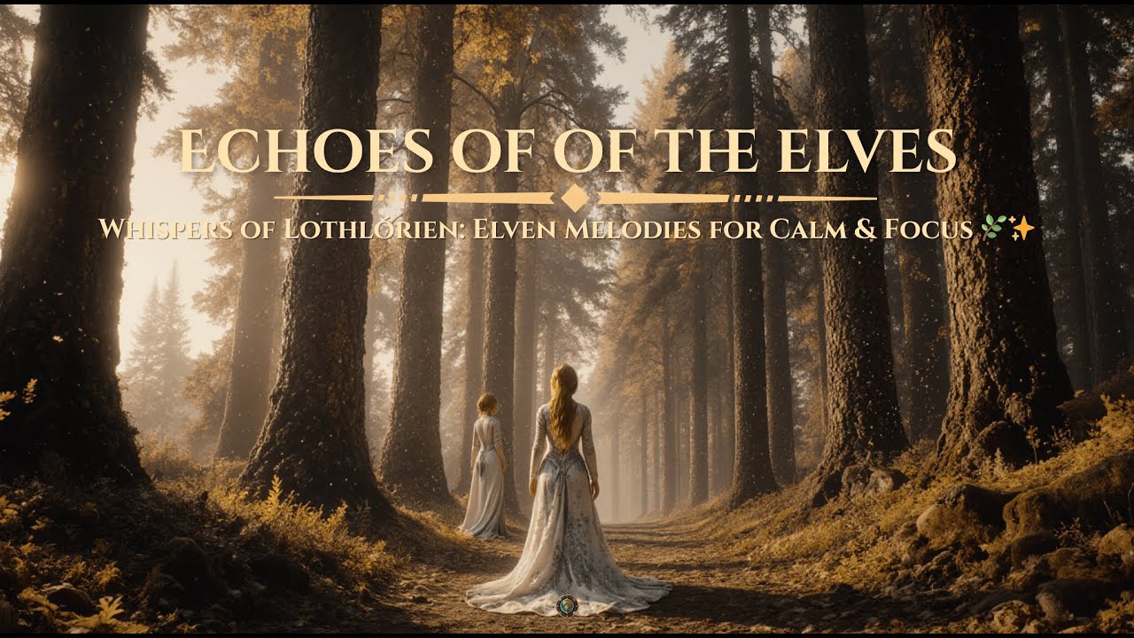 Whispers of Lothlórien: Elven Melodies for Calm & Focus 🌿✨