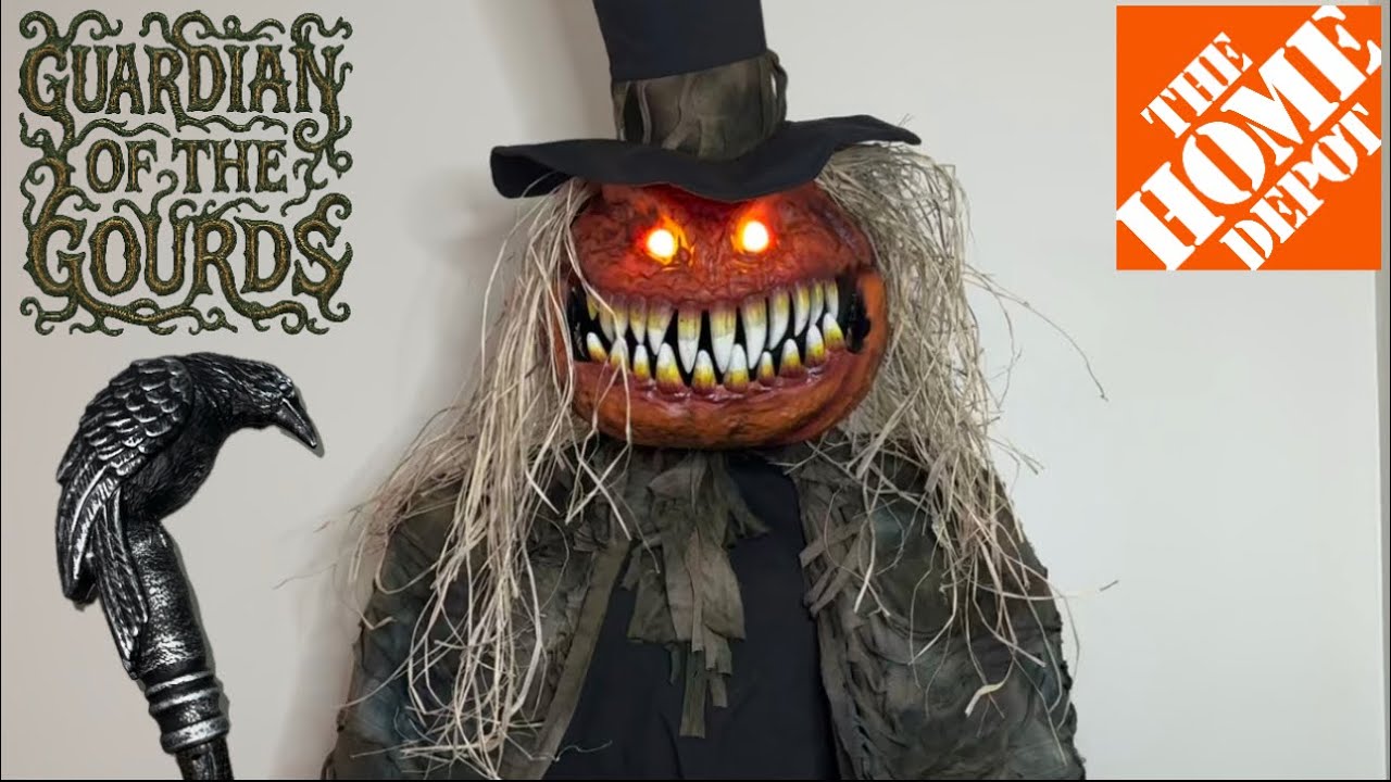 GUARDIAN OF THE GOURDS ANIMATRONIC!! HOME DEPOT 2025!! UNBOXING, SET UP, REVIEW & DEMO!! 