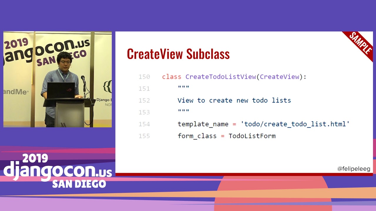 DjangoCon 2019 - Generic View? What is that and why would I use it? by Felipe Lee