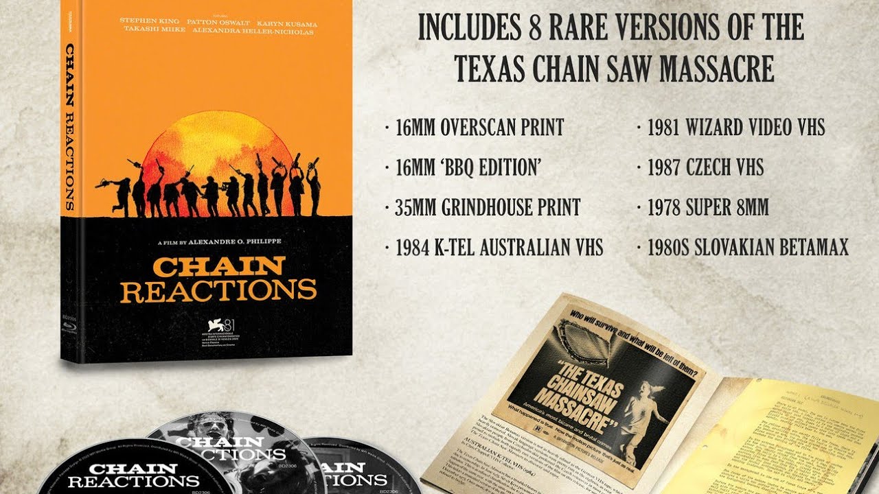 Chain Reactions Mediabook Unboxing - 8 Different Film Versions Included