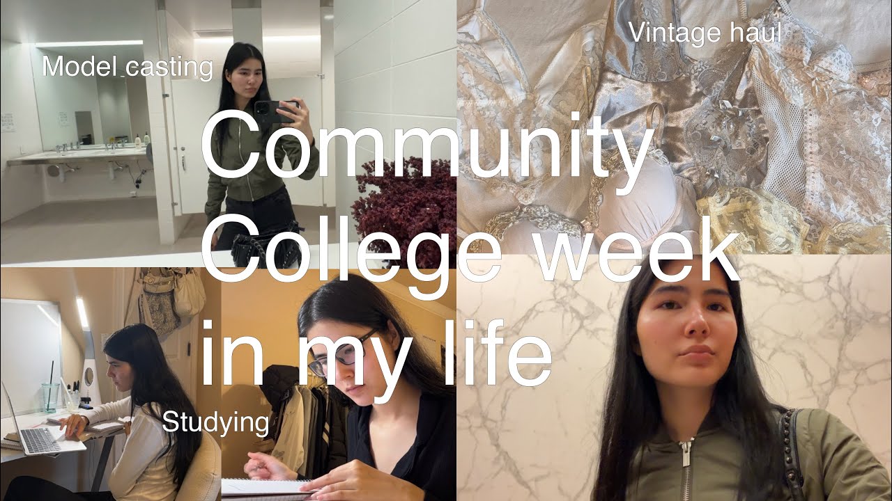 Productive Community College Student Week In The Life - Modeling & School