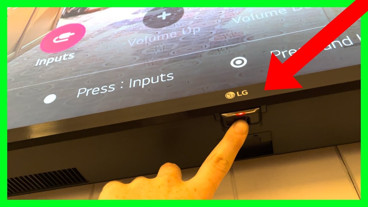 Come usare la TV LG senza telecomando