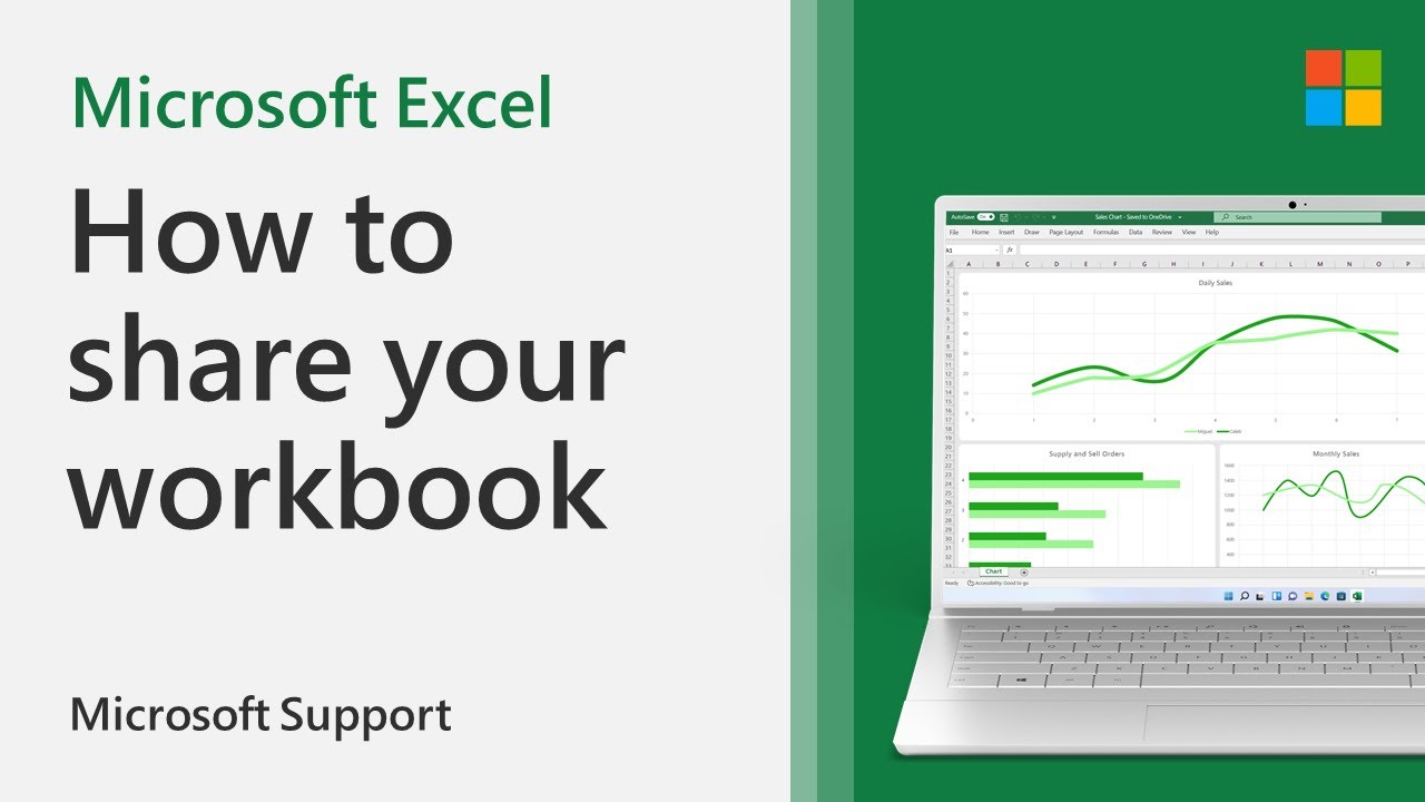 Как поделиться файлом Excel | Microsoft