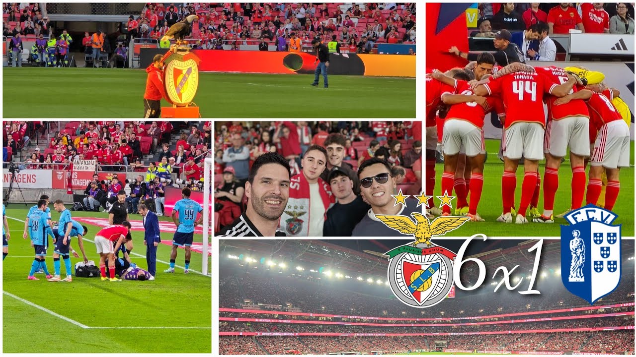 VLOG BENFICA 6 x 1 VIZELA | 4K 60FPS | S24 ultra