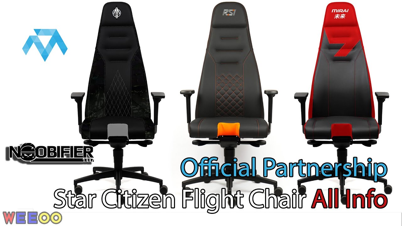 Monstertech Official Star Citizen Flight Chair - The Info
