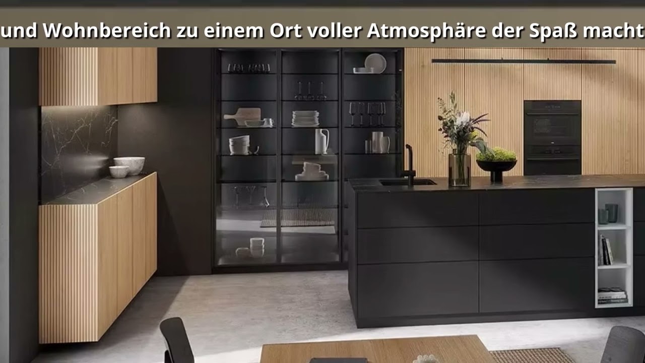 Design& Loftküche Duisburg | Rotpunkt Memory RI Black & Old Forest Oak | WIERZ Küchen & Interieur