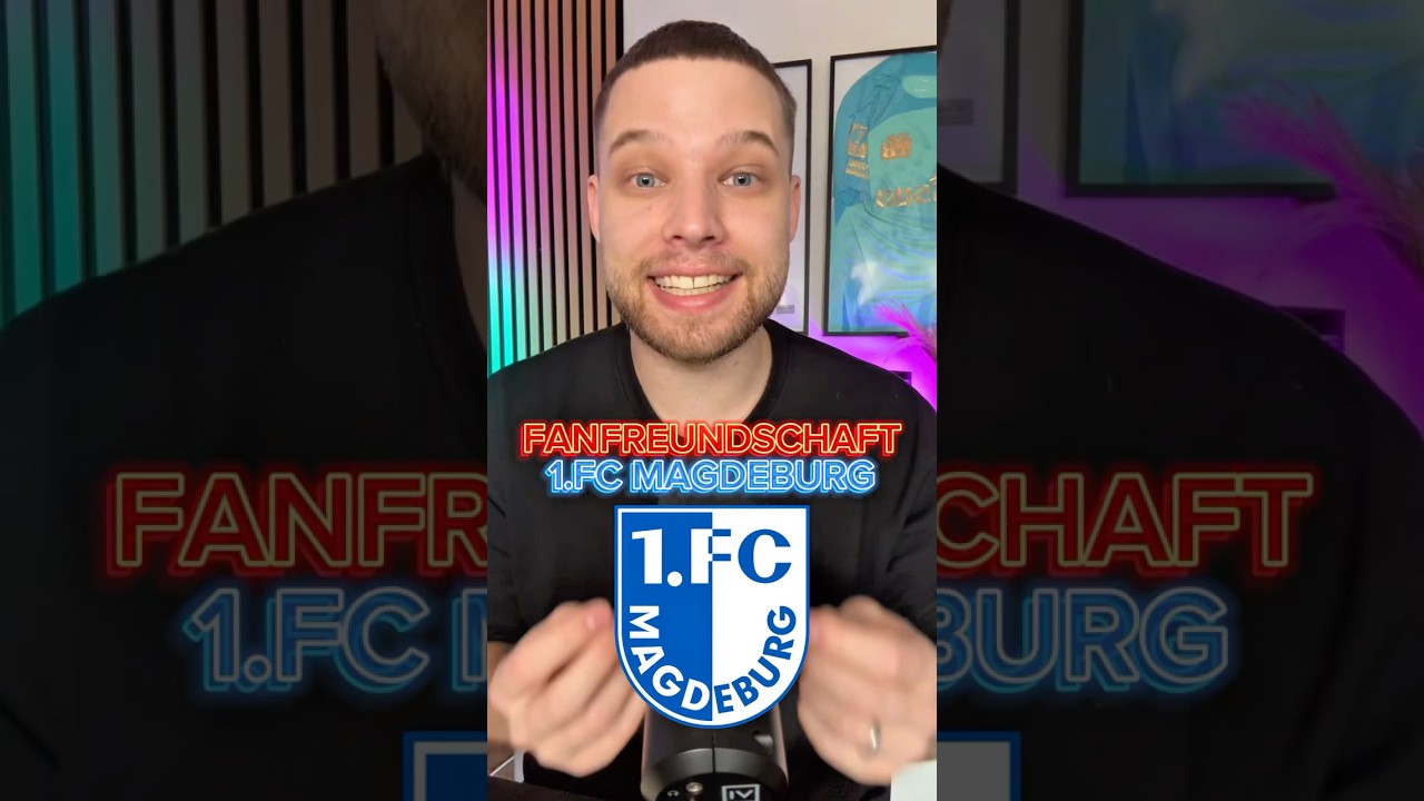 FCM ⚽️🤝🏽💙 #magdeburg #fanfreundschaft #2bundesliga #fussball #1fcmagdeburg