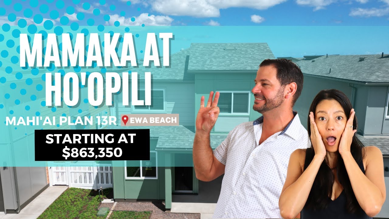 🏠🔍 New Ho'opili Homes For Sale | Tour Ho'opili Homes | Mahi'Ai 13R Floor Plan at Mamaka