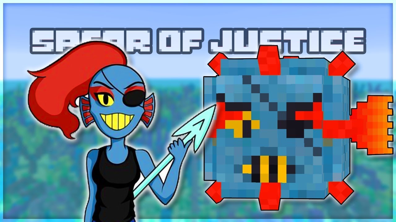 Undertale - Spear of Justice but with Minecraft Fish and Trident Noises