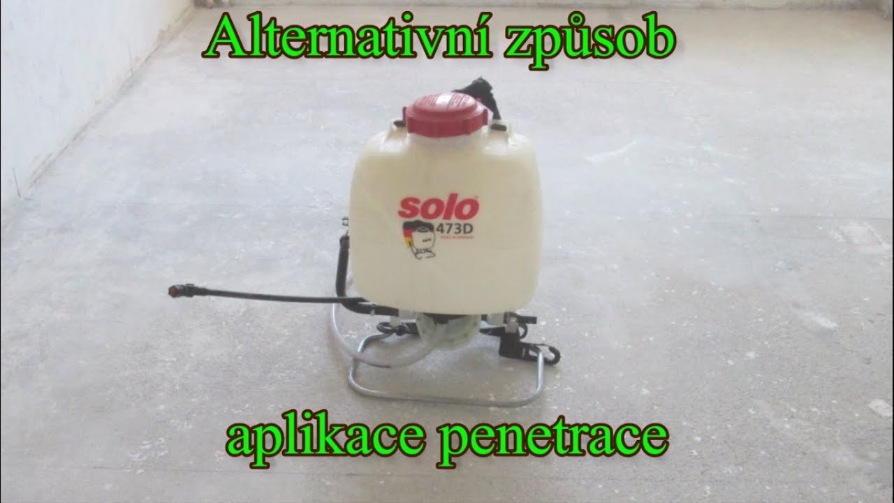 Alternativní způsob aplikace penetrace aneb jak snadno penetrovat
