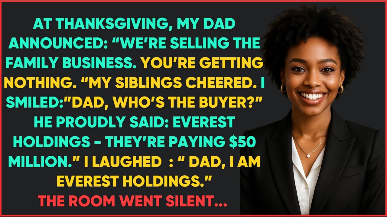 At Thanksgiving, My Dad Announced: "We'Re Selling The Family Business - You'Re Getting Nothing"