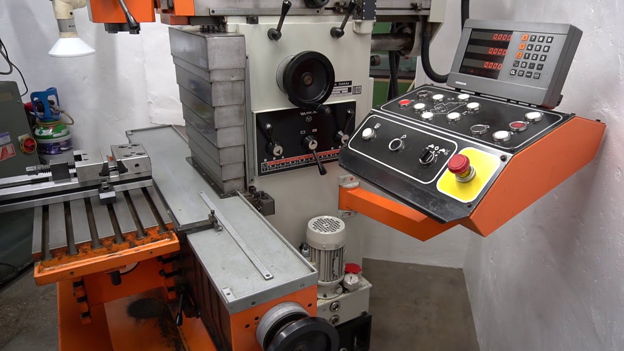 Intos FNGJ20 toolroom mill - now with rapid feed working