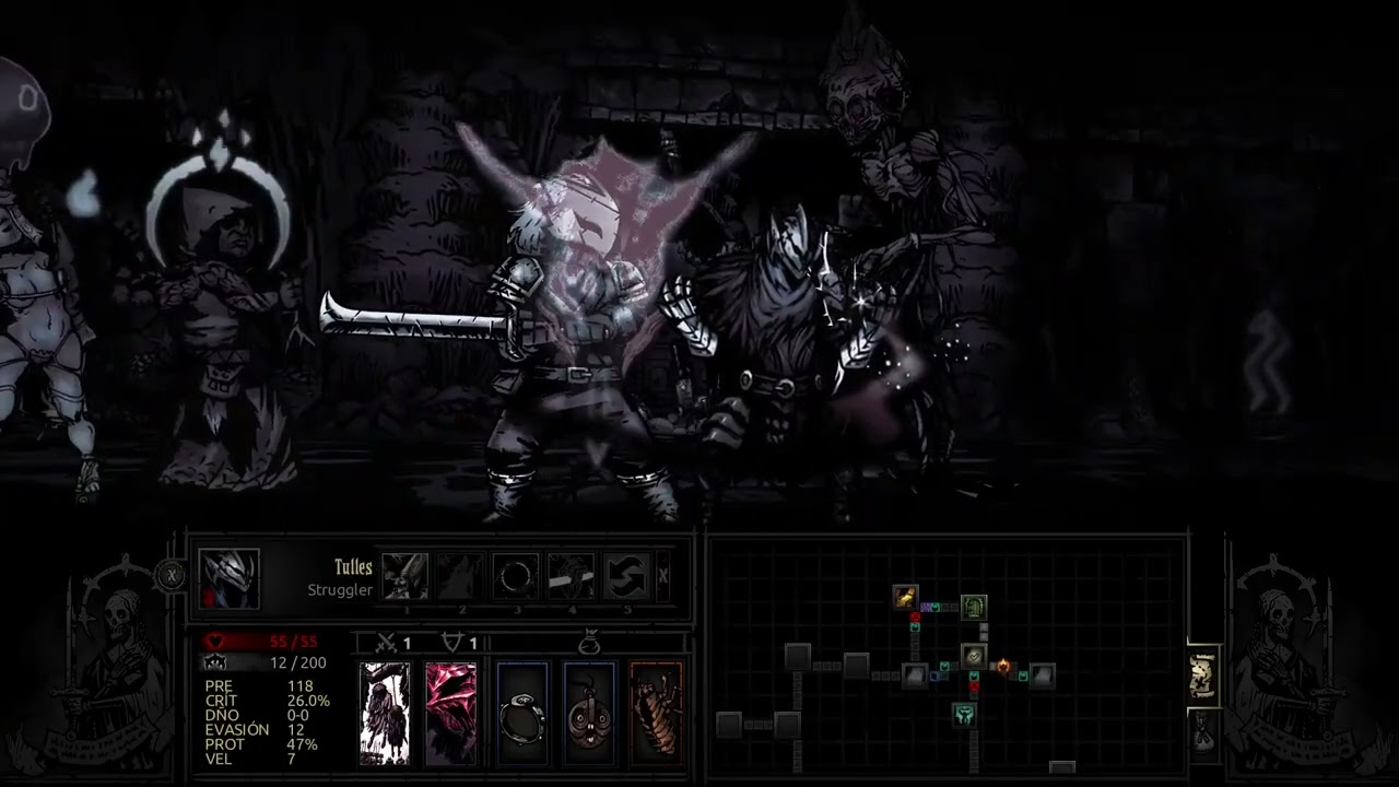 DARKEST DUNGEON-GAMEPLAY-MODS 2-SIN ANTORCHAS-EPISODIO 77