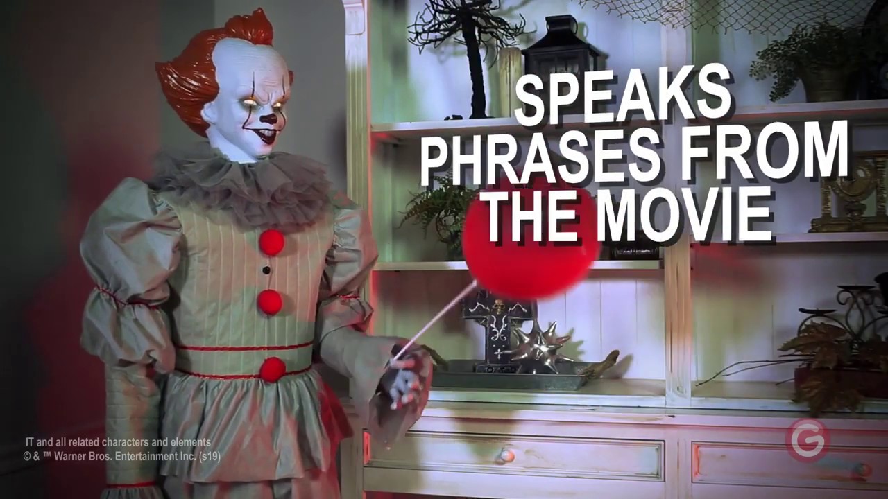 Life Size Animated Pennywise the Clown Figure