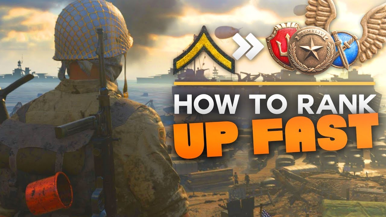 Here's The 9 BEST WAYS TO RANK UP FAST In COD WW2!
