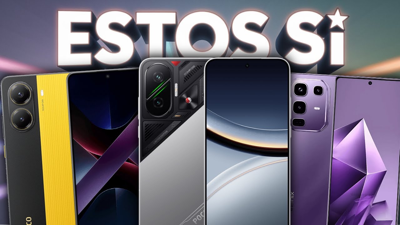 Top 7 MEJORES teléfonos celulares CALIDAD-PRECIO para COMPRAR en 2025 (y NO equivocarte)