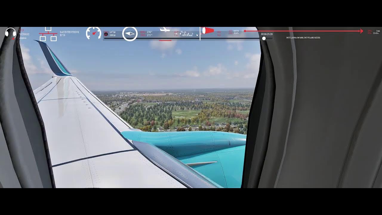 Is Traffic Global Worth it? Zibo 737-800 KEWR/KATL  XP 12.2.1  Say Intentions