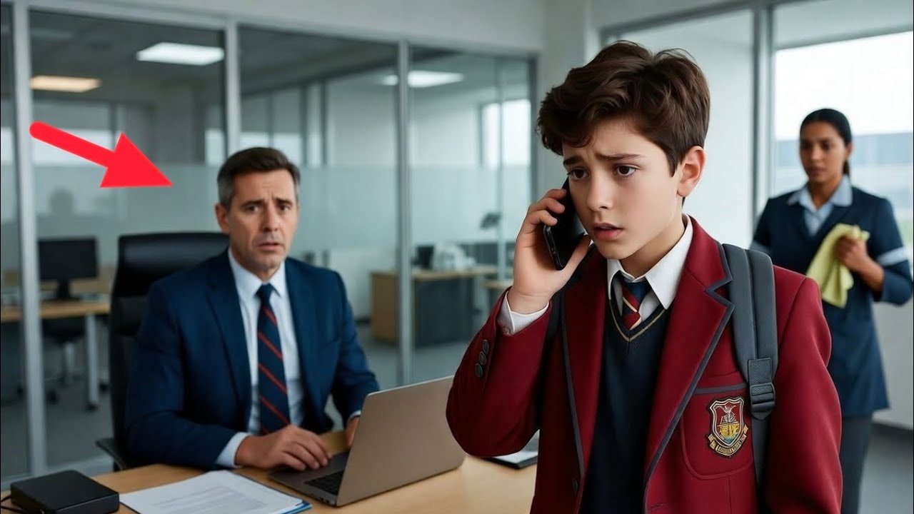 EL HIJO DE LA LIMPIADORA RESPONDE LA LLAMADA Y SALVA EL CONTRATO MÁS IMPORTANTE DEL CEO MILLONARIO