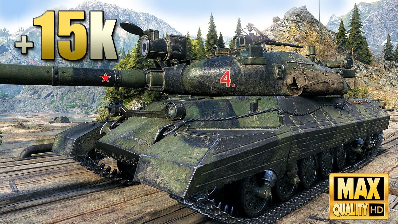 KR-1: Огромный урон +15 тыс. на Горном перевале — World of Tanks