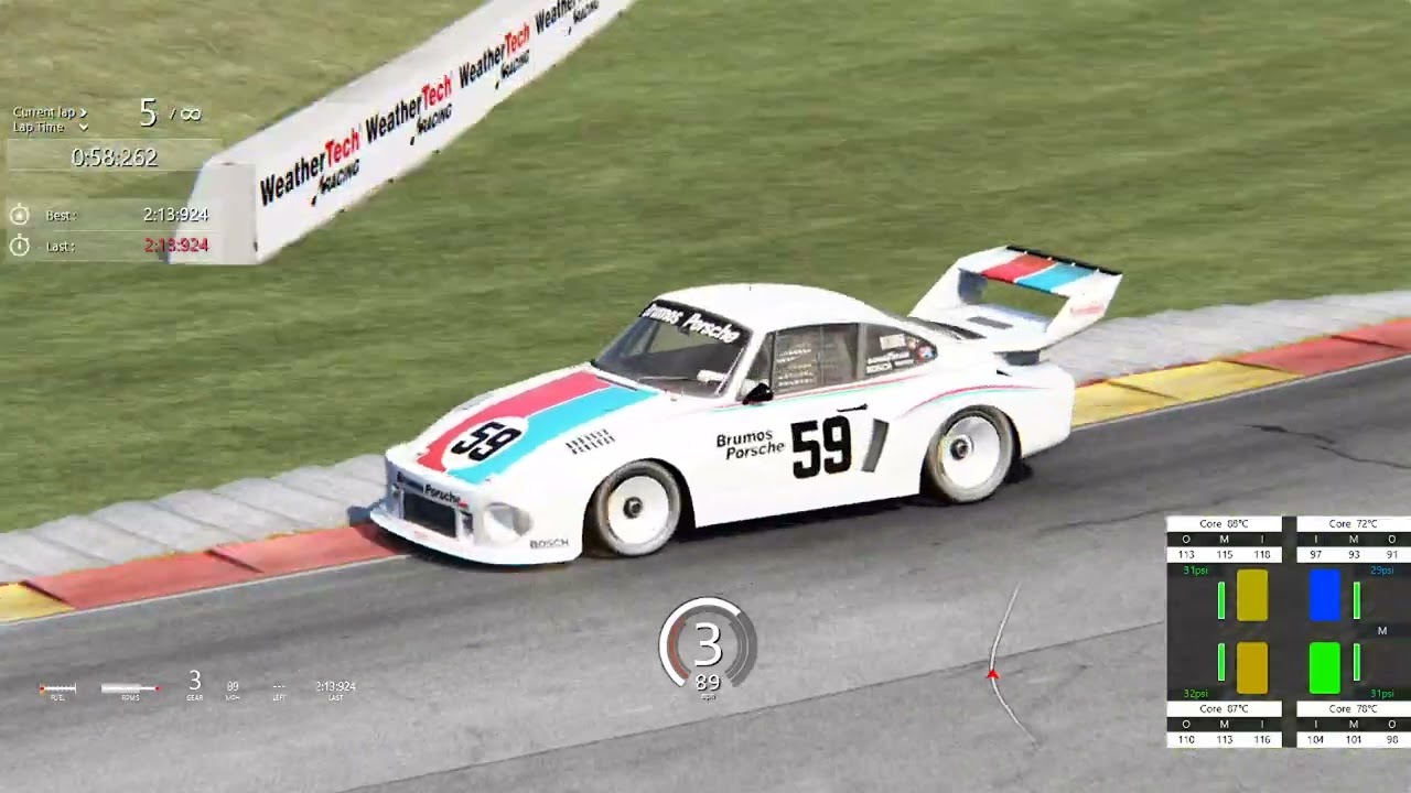 Assetto Corsa Hot Lap Porsche 935 at Road America
