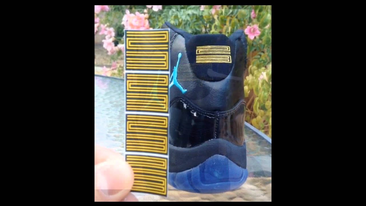 Fix your replica Gamma blue Jordan 11 to make them look authentic! Only $2.25