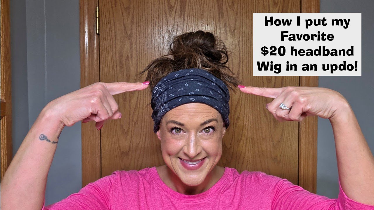 FINALLY I am showing how I put my headband wig UP!  Sapphire Wigs budget wig