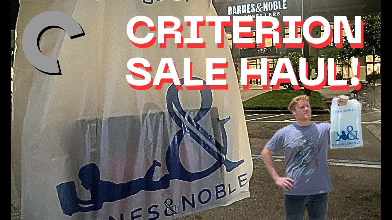 Criterion Sale 2025: My Barnes & Noble 4K Haul & Hidden Gems!