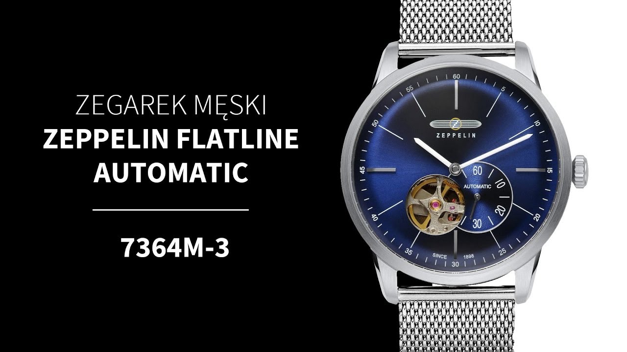 Zegarek Zeppelin Flatline Automatic 7364M-3 | Zegarownia.pl