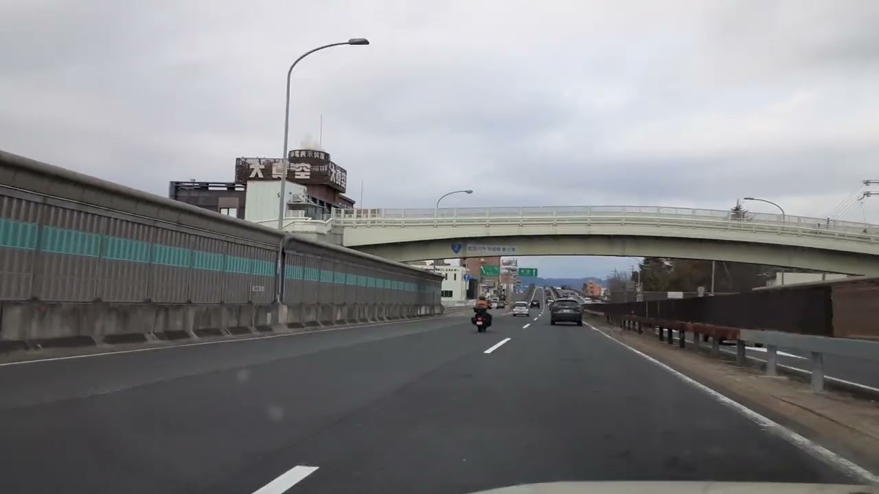 2026年2月7日 国道2号線 清水交差点から、加古川バイパス 加古川西出口