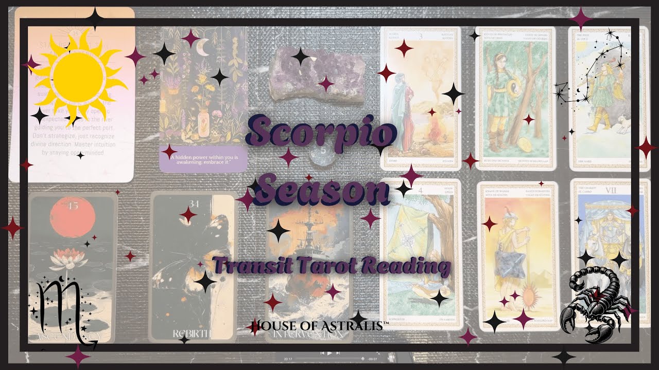 Scorpio Season Tarot Reading 🦂 Shadow Work, Transformation & Soul Renewal