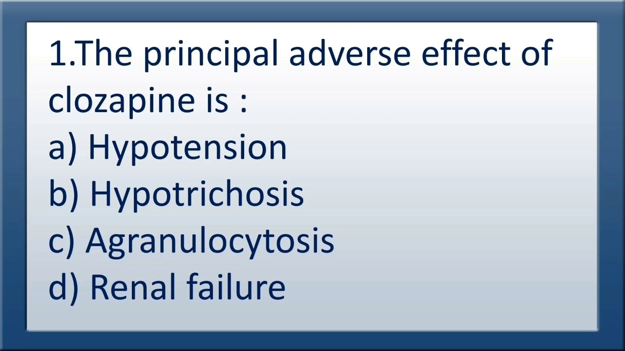 MCQ FOR PHARMACIST COMPETITIVE EXAM- PART 7