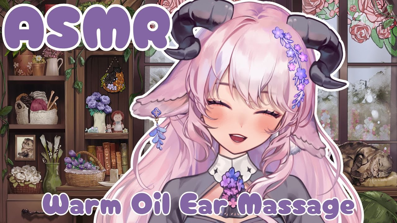 【ASMR】Ear Massage With Oil | Scratching & Cupping Triggers