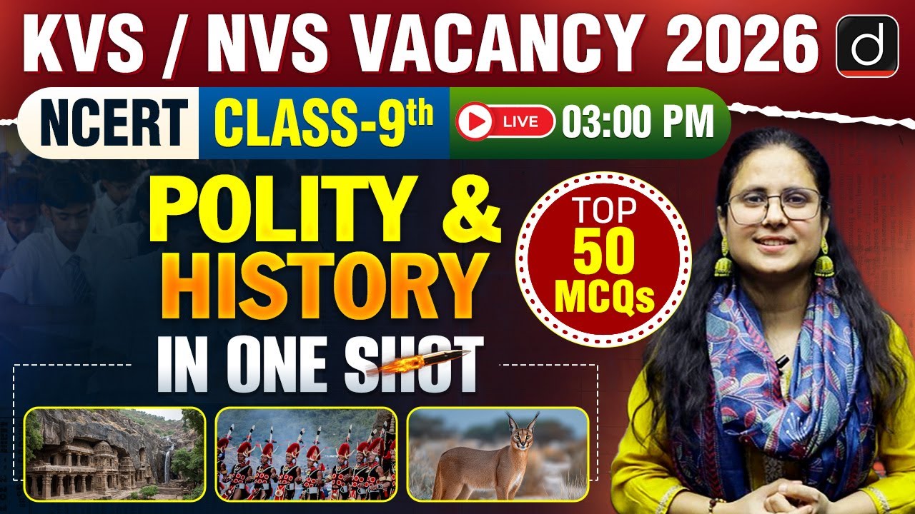 KVS/NVS 2025 | NCERT Class 9 Polity & History | One Shot | Drishti Teaching Exam
