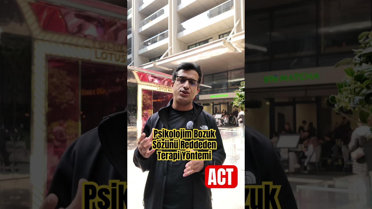 Modern Terapi Y&ouml;ntemi:ACT (Acceptance&Commitment Therapy) #psikoloji #ruhsalyolculuk #kişiselgelişim