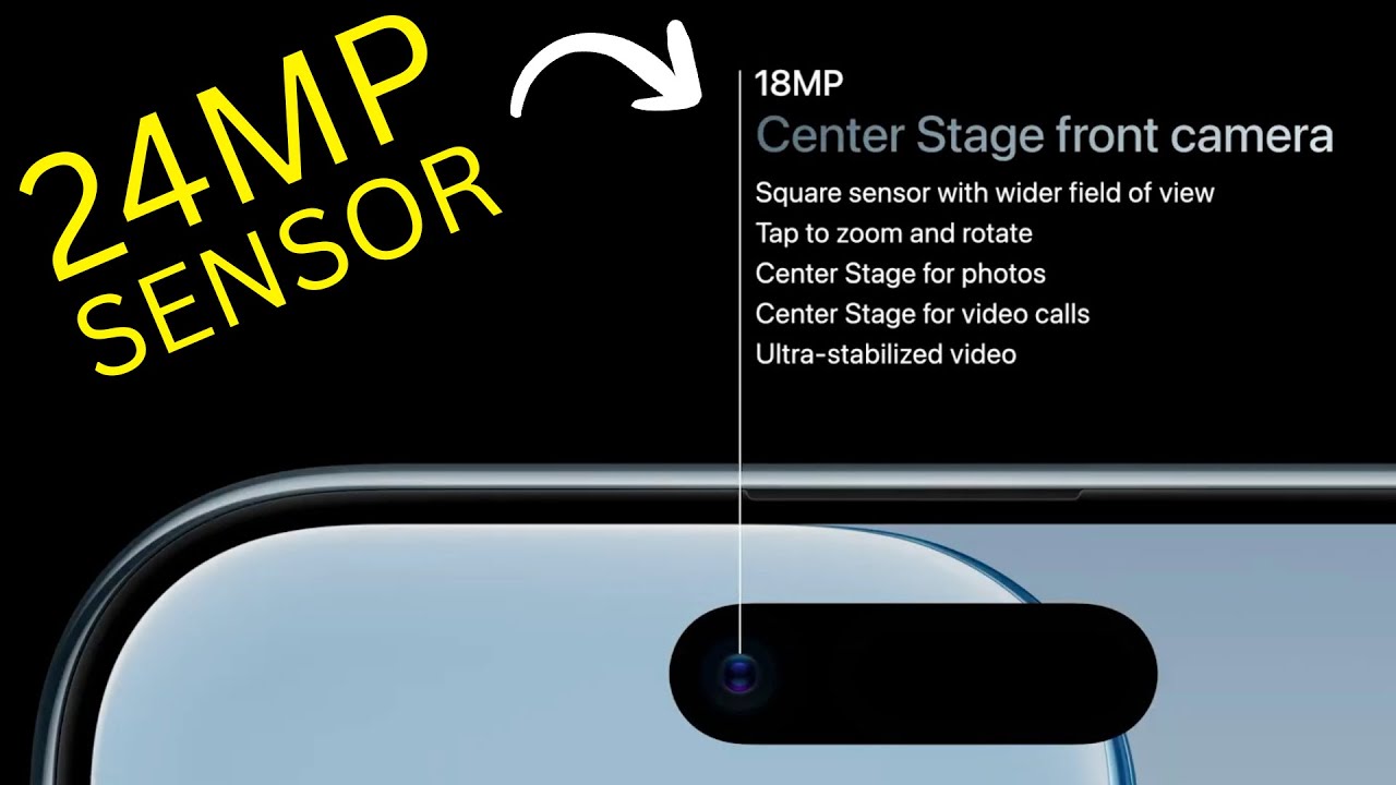 24 Megapixel Sensor in iPhone 17 Front Camera