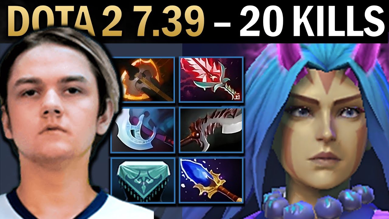 Игровой процесс против мага с Bloodthorn и Abyssal — Road to Dota 2 7.40