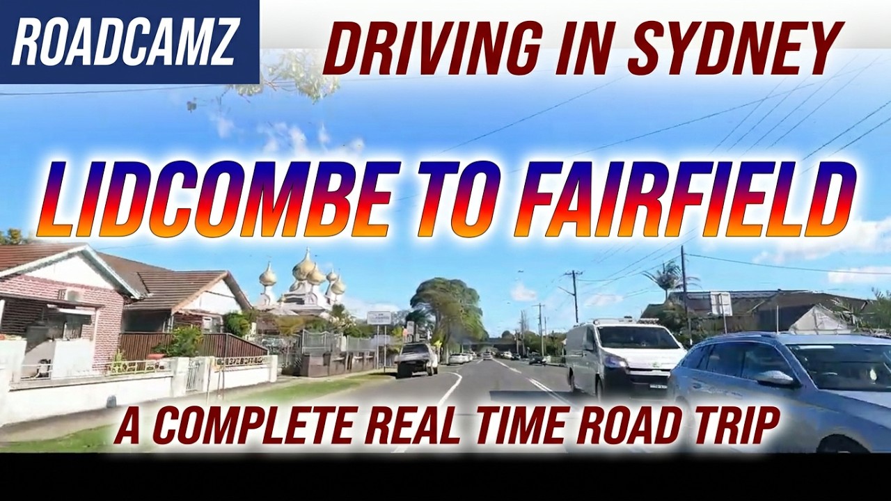 Driving in Sydney | Lidcombe to Fairfield 🚗 🇦🇺 4k