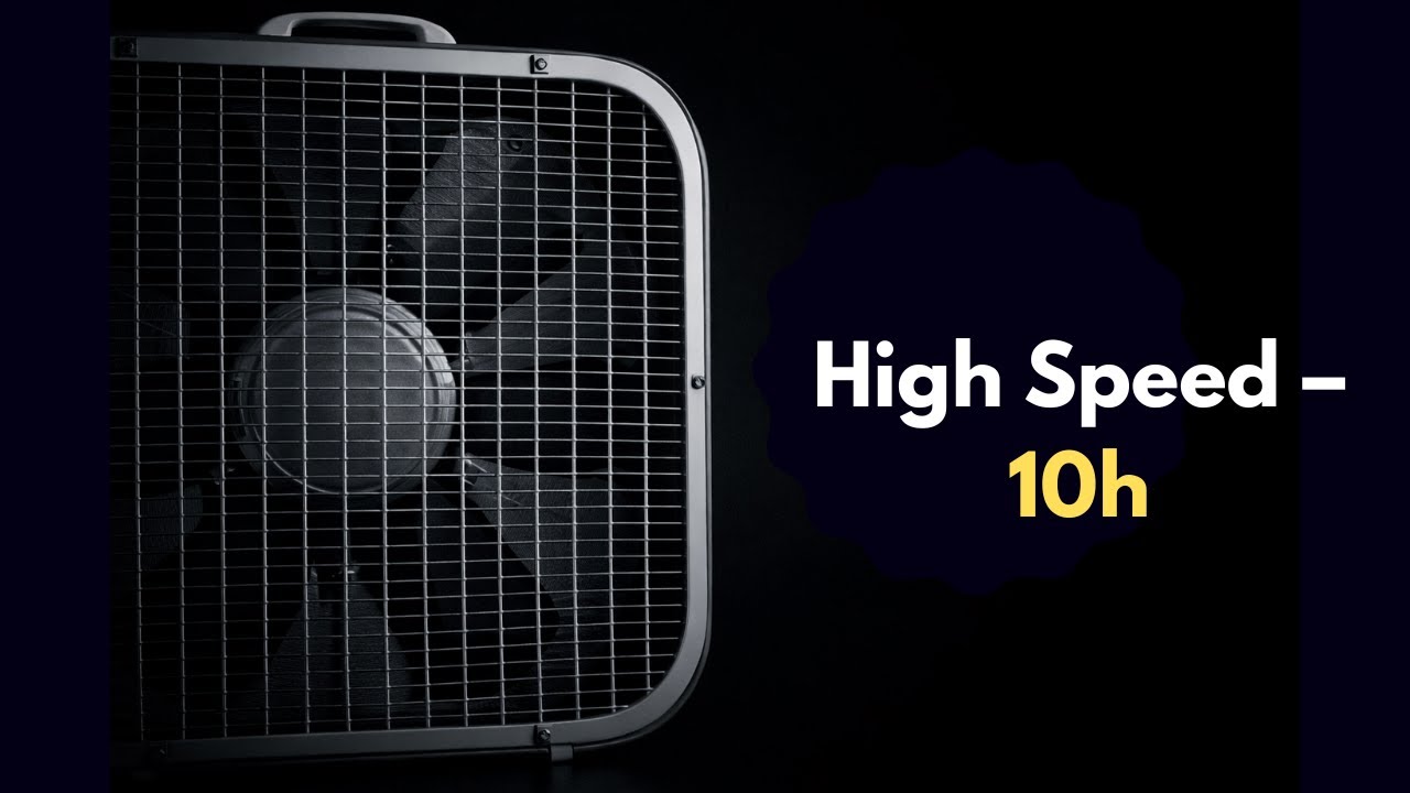 Old-School Fan Noise – Perfect for Sleeping All Night(Black Screen)