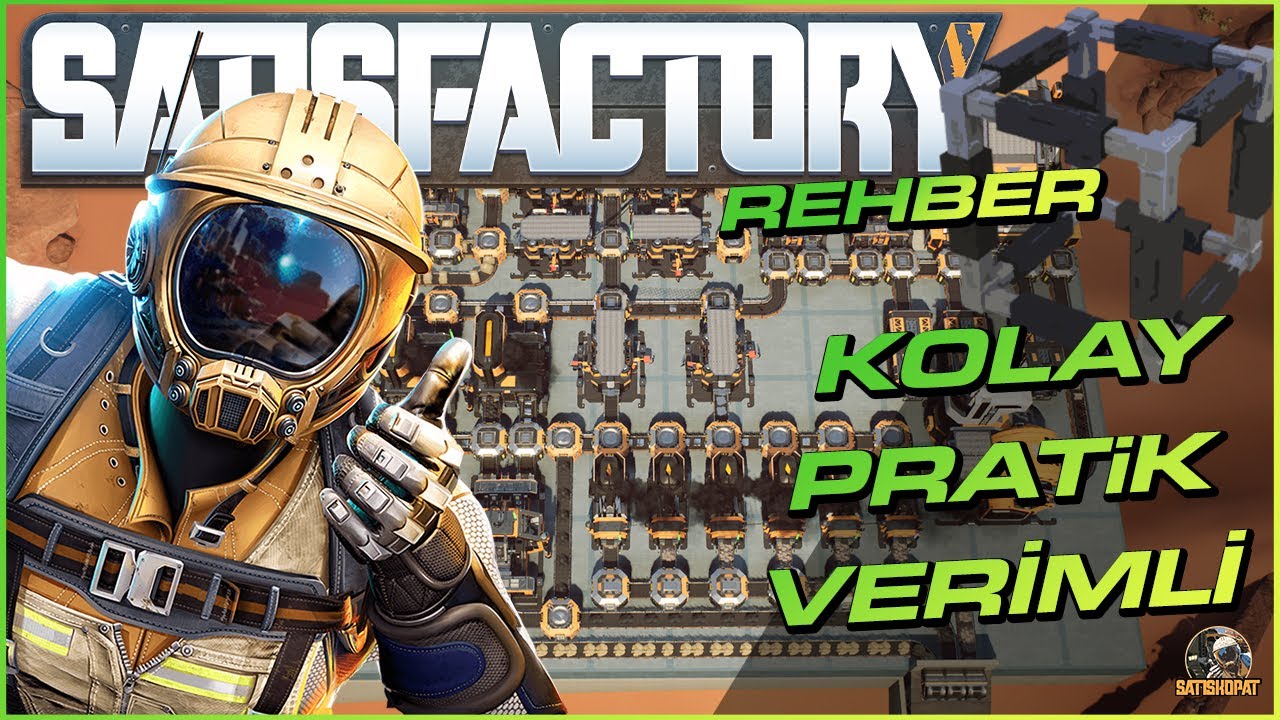 25 Dakikada HEAVY MODULAR FRAME ÜRETİN l Satisfactory Türkçe REHBER 📙
