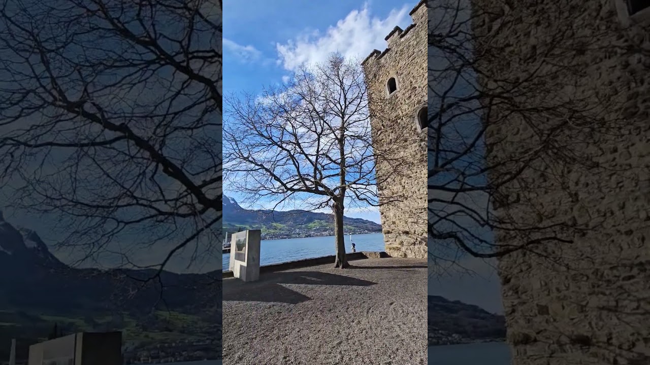 📍Stansstad, Canton of Nidwalden 🇨🇭 #switzerland #switzerlandwalkingtour #swiss