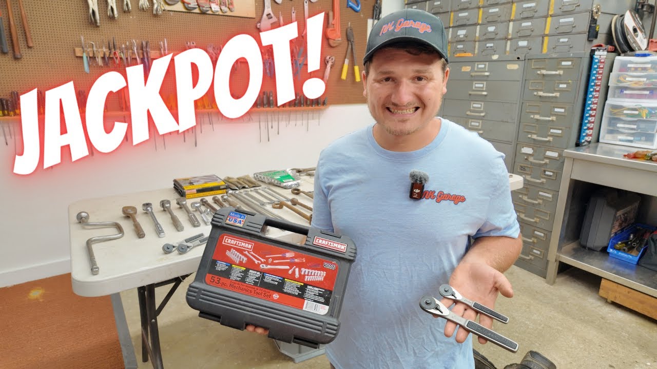 You Won't Believe These Vintage Tool Finds! Best 2025 Flea Market Haul!