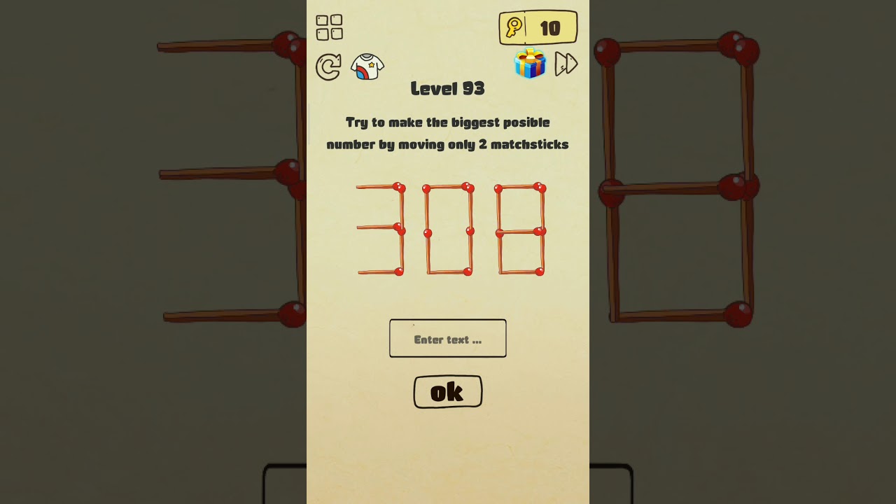 Brain crazy level 93 Gameplay Solution