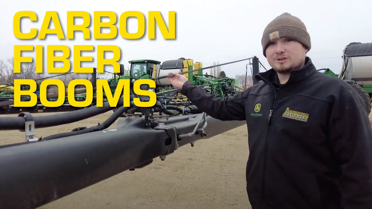 John Deere R Series Sprayers: Carbon Fiber Booms