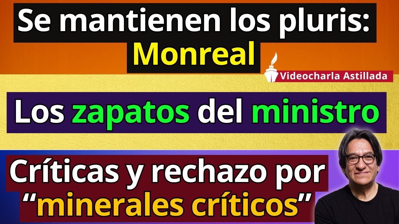 No se reducirá número de pluris: Monreal// Inquietud por pacto de minerales críticos con EU